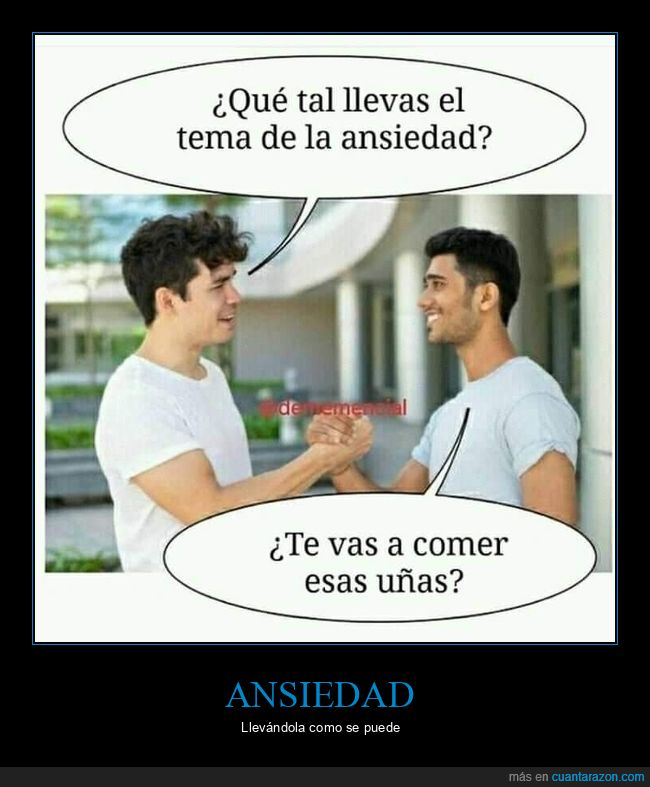 ansiedad,comer,uñas