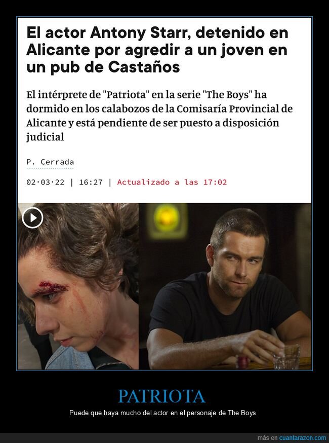 agresión,alicante,antony starr,detenido,wtf