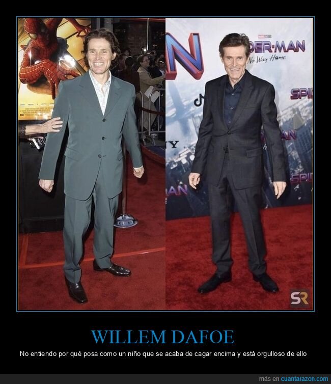 willem dafoe,posando