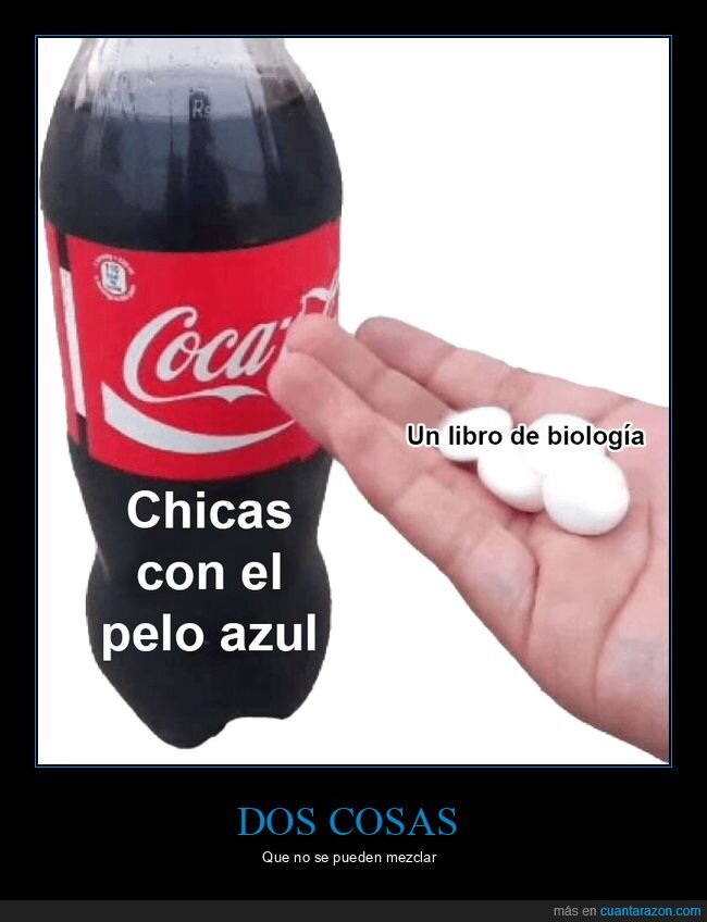 cocacola,mentos,biología