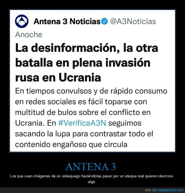 antena 3,desinformación,guerra,rusia,ucrania