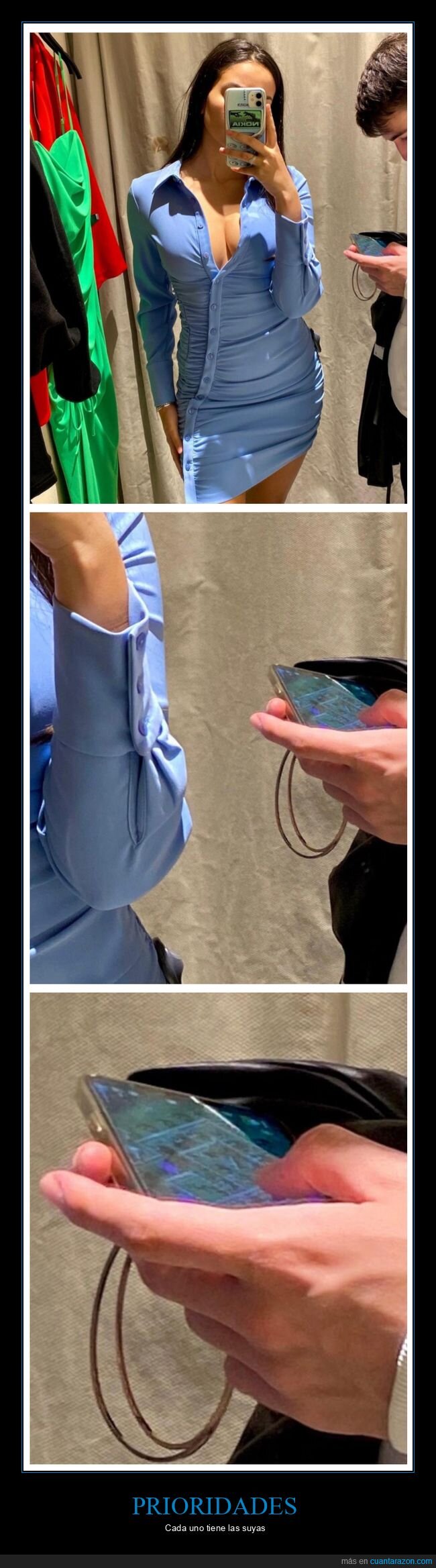 pareja,probadores,jugando