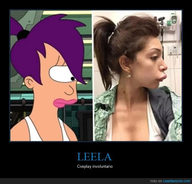 futurama,leela,parecidos