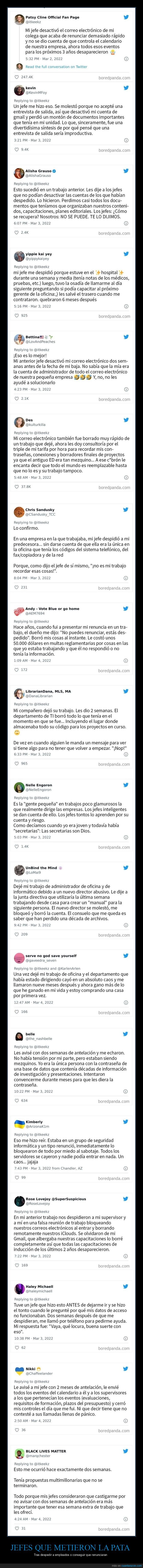 jefes,fails,empleados,despedir