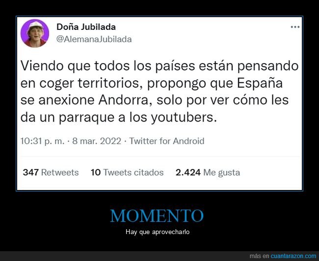 países,territorios,españa,andorra,youtubers