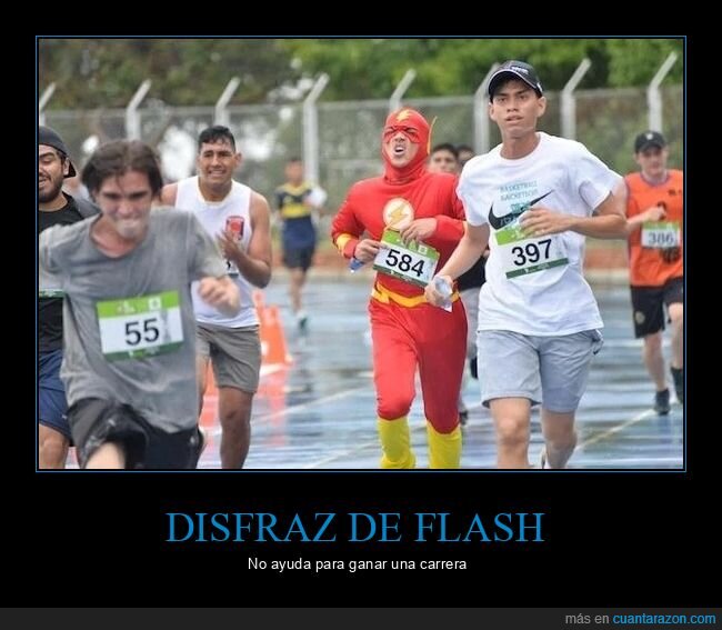disfraz,flash,carrera