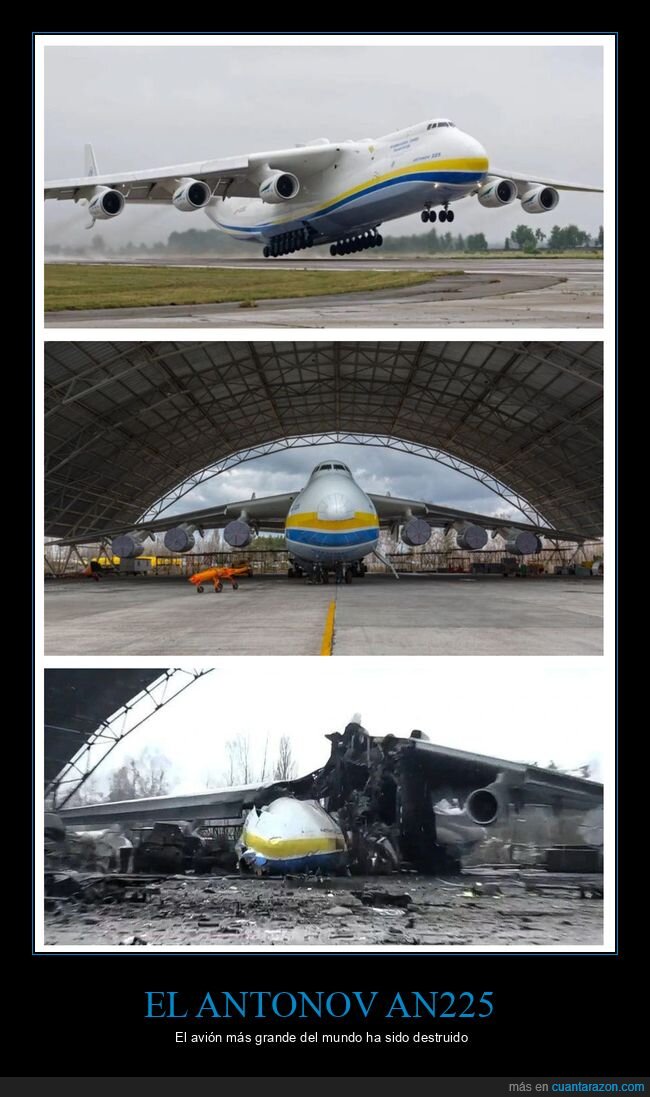 antonov an225,avión,destruido,ucrania,guerra