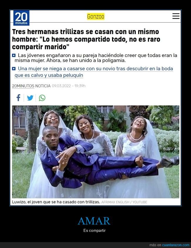 hermanas,trillizas,casarse,marido,compartir