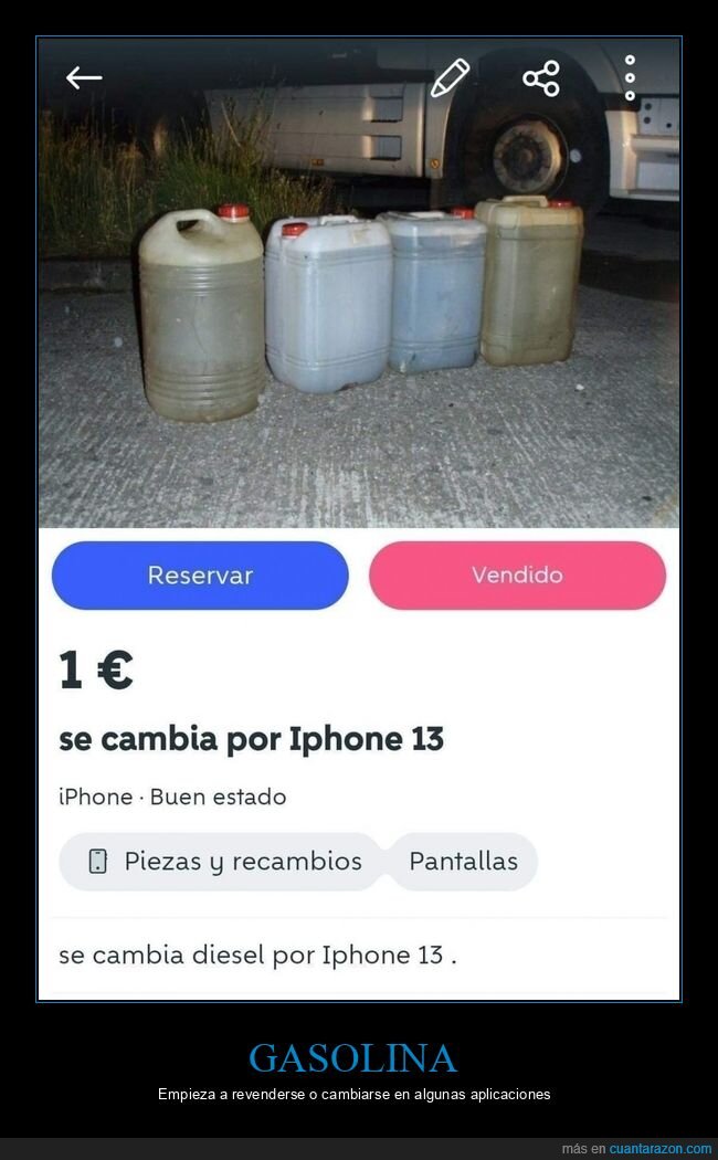 gasolina,cambiar,iphone