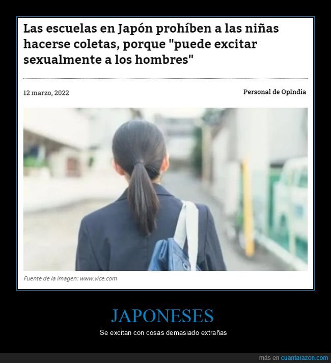 colegios,japón,coletas,prohibir,excitar