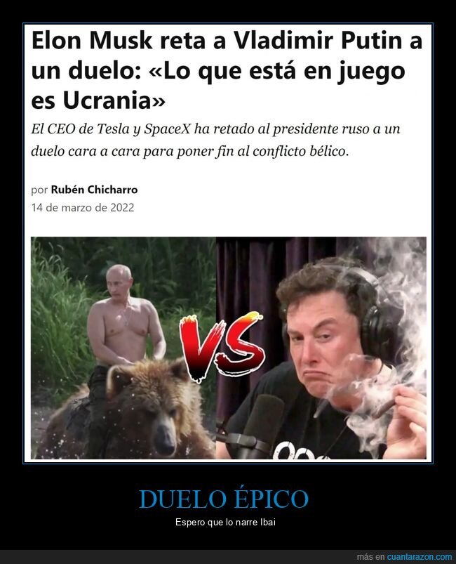 elon musk,putin,duelo,ucrania