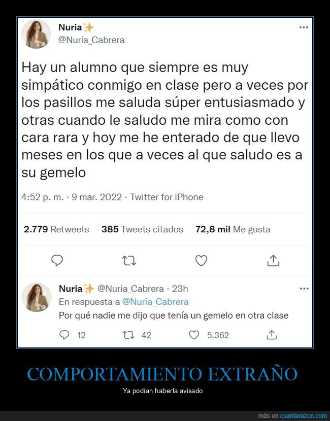 alumno,saludar,gemelo