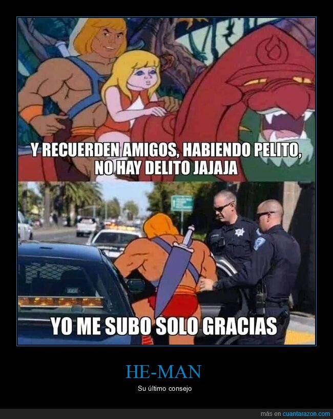 delito,he man,pelito,policía