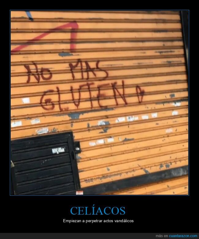 celíacos,gluten,graffitis,wtf