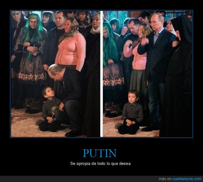 caretos,niño,políticos,putin