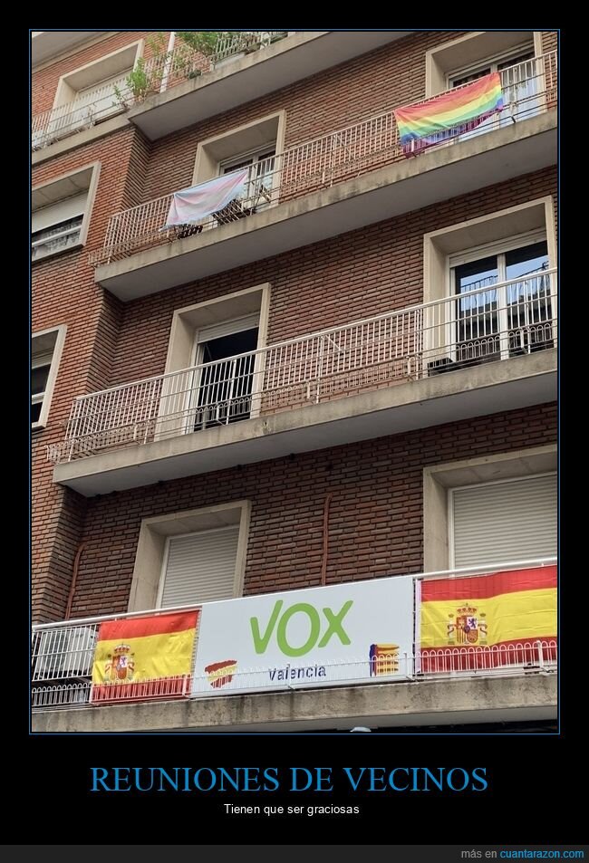 banderas,lgbt,vecinos,vox,wtf