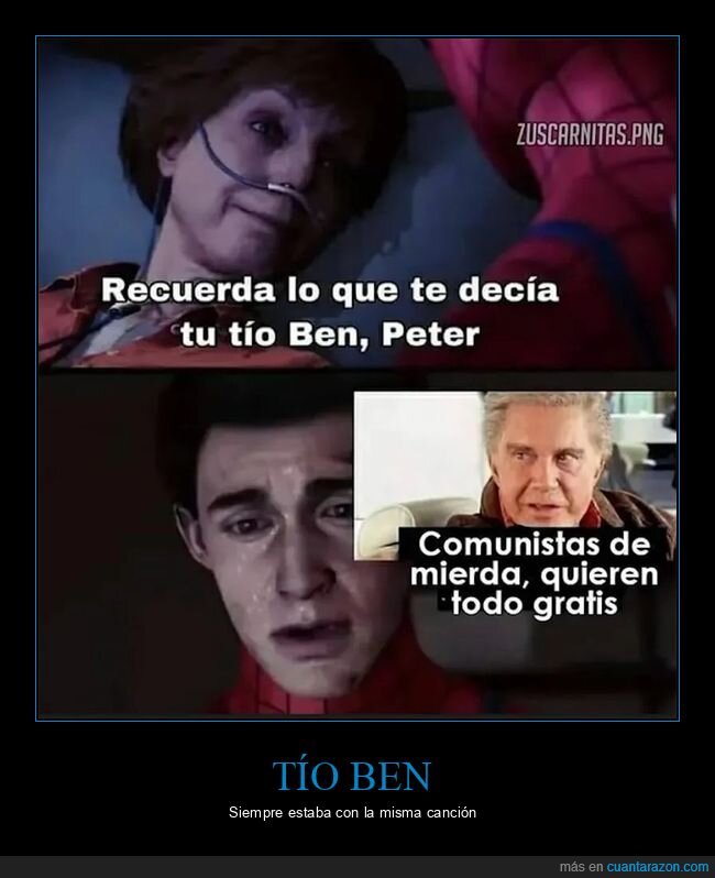 comunistas,spiderman,tío ben