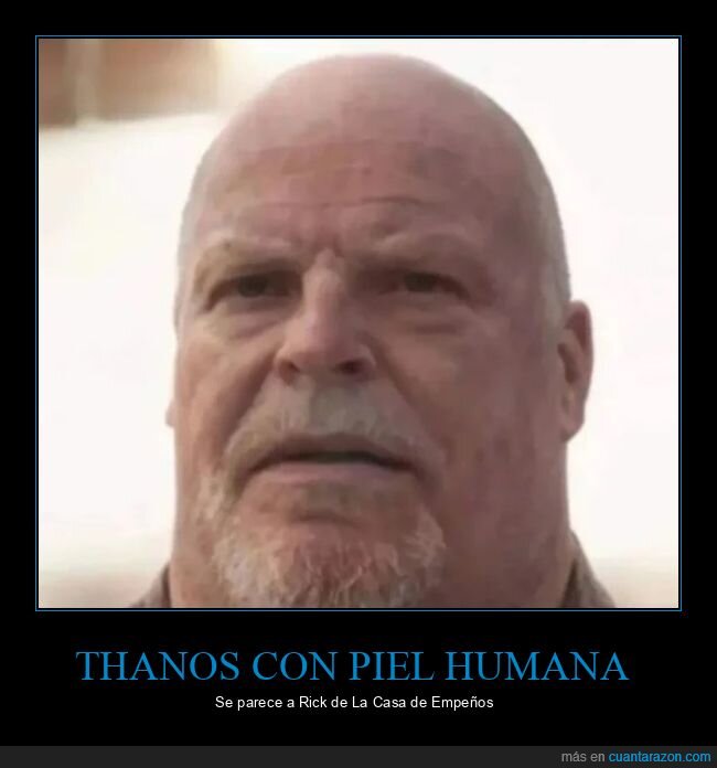 thanos,piel,humano,rick