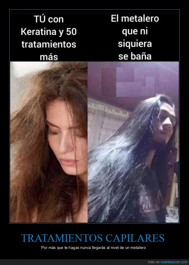 pelo,tratamientos,metalero