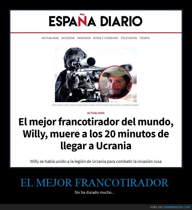 francotirador,morir,ucrania