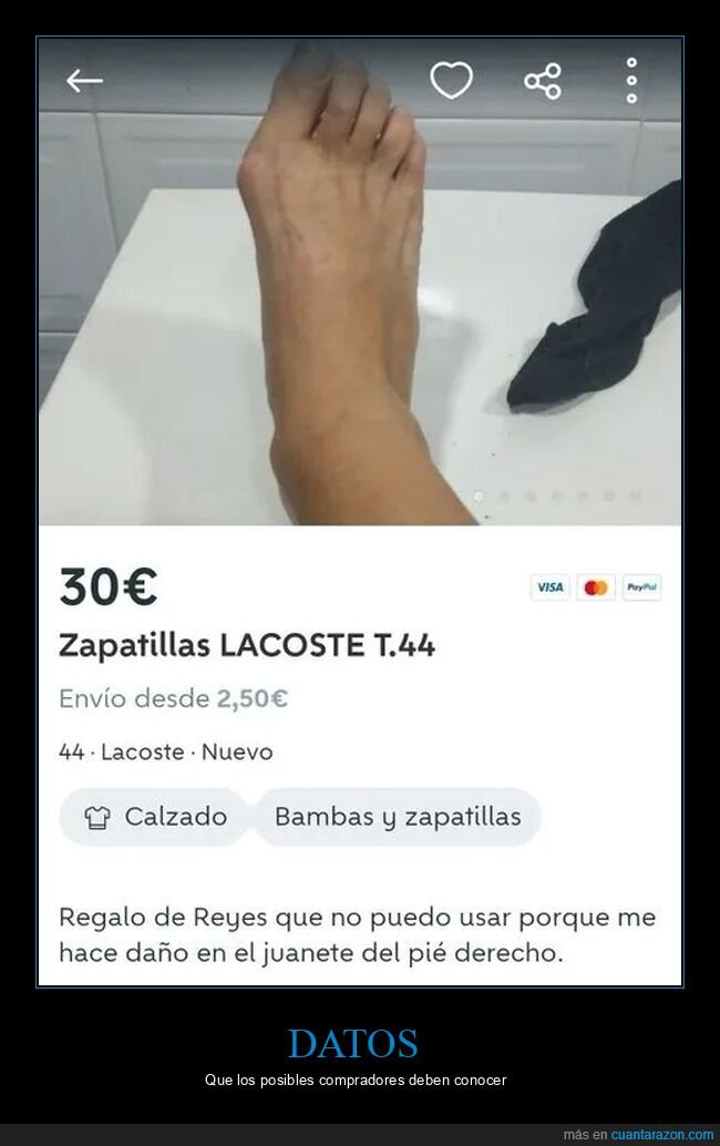 pie,wallapop,wtf,zapatillas