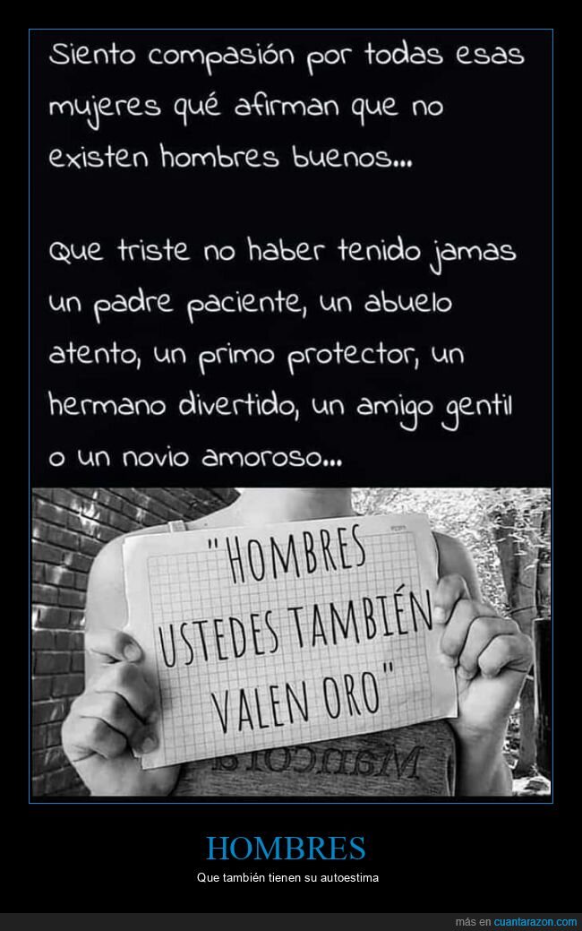 mujeres,hombres,buenos