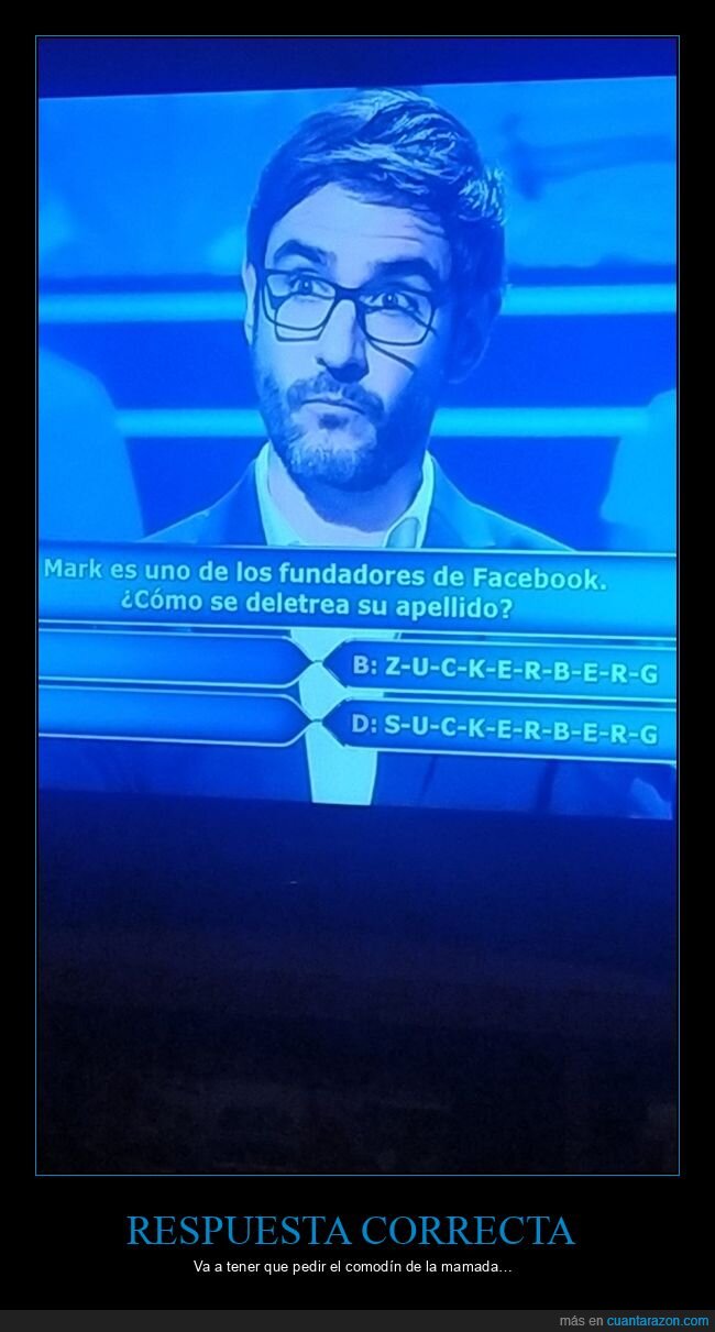 mark zuckerberg,apellido,quién quiere ser millonario