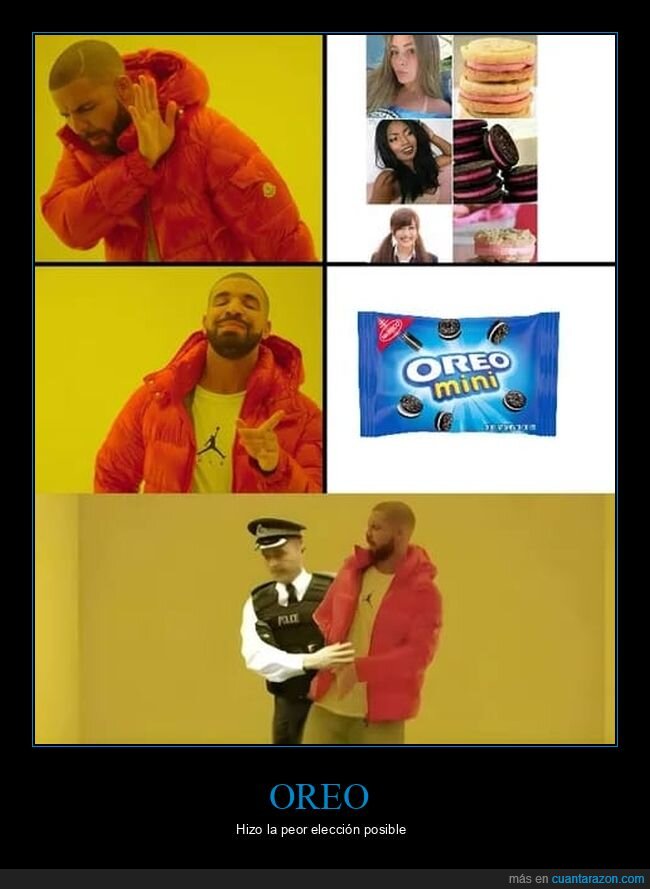 oreo,drake,mini,policía