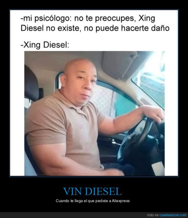 chino,parecidos,vin diesel,xing diesel