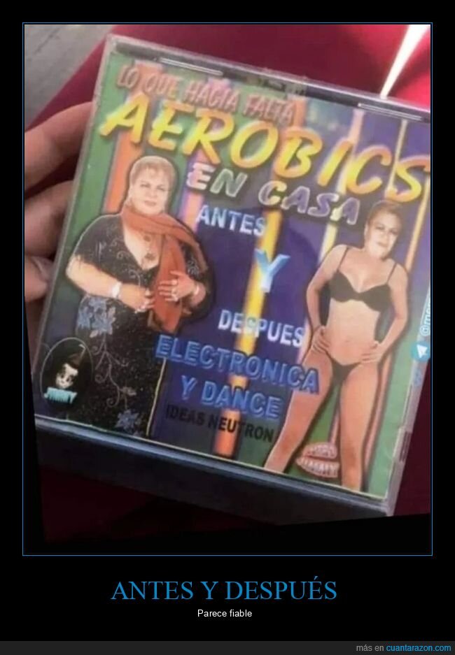 aerobic,antes,después,disco