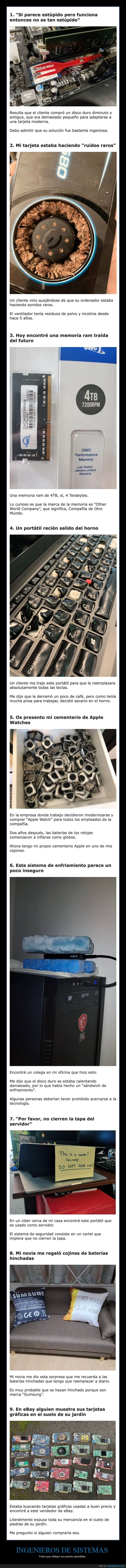 ingenieros de sistemas,pesadillas,fails