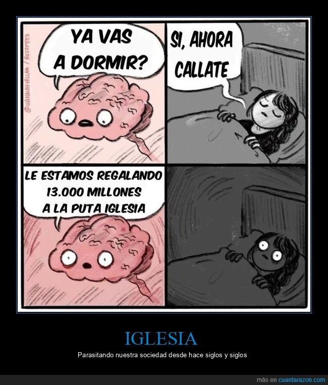 cerebro,dormir,dinero,iglesia