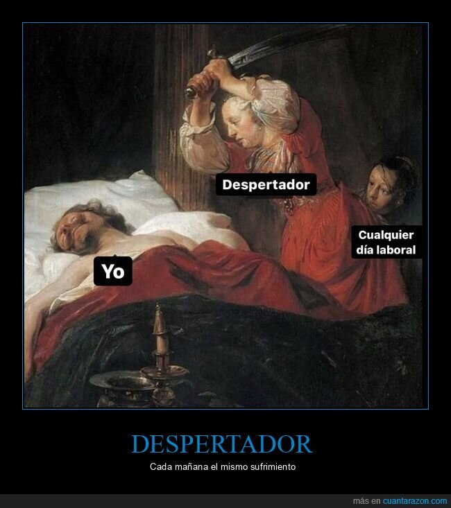 durmiendo,despertador,día laboral