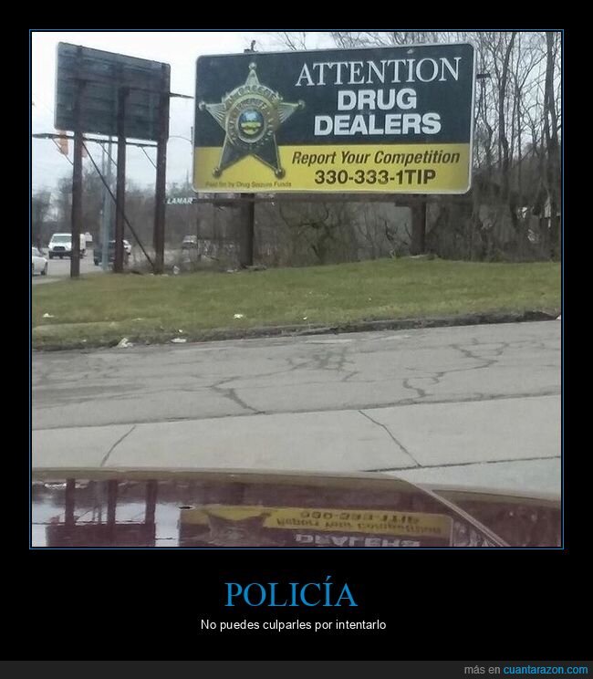 policía,denunciar,competencia,carteles