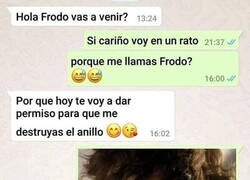 Enlace a Frodo está contento