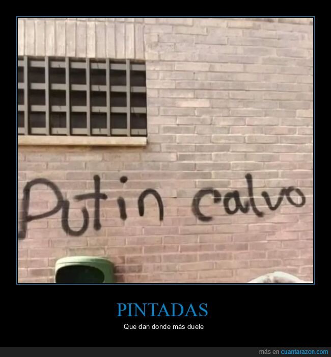 calvo,graffitis,políticos,putin