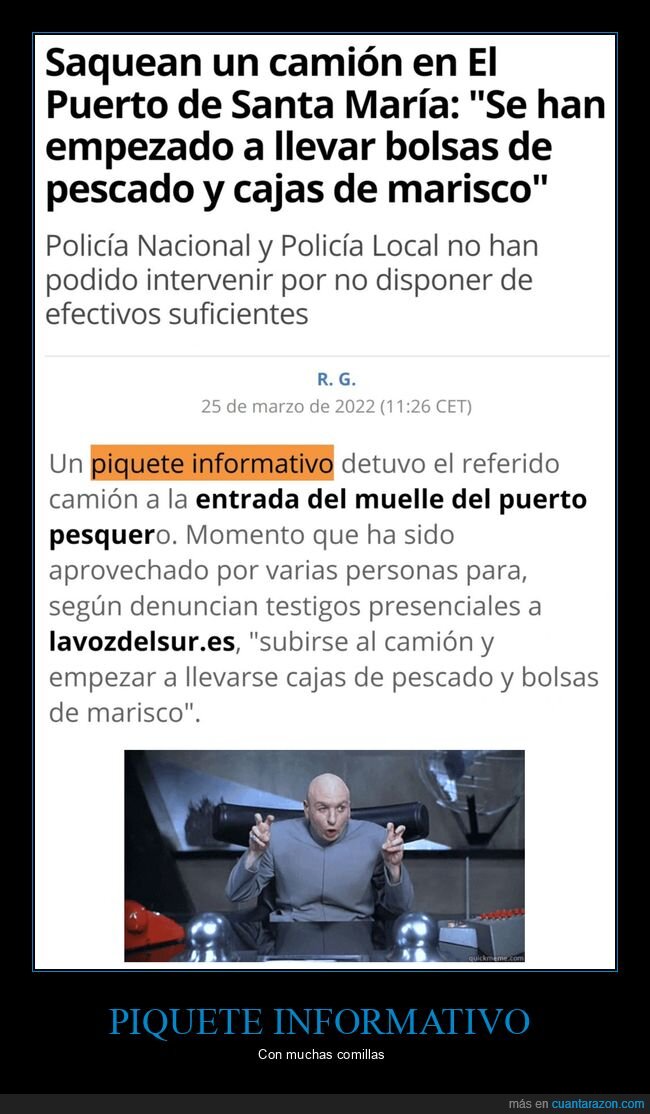 huelga de transportes,piquete informativo,saqueo