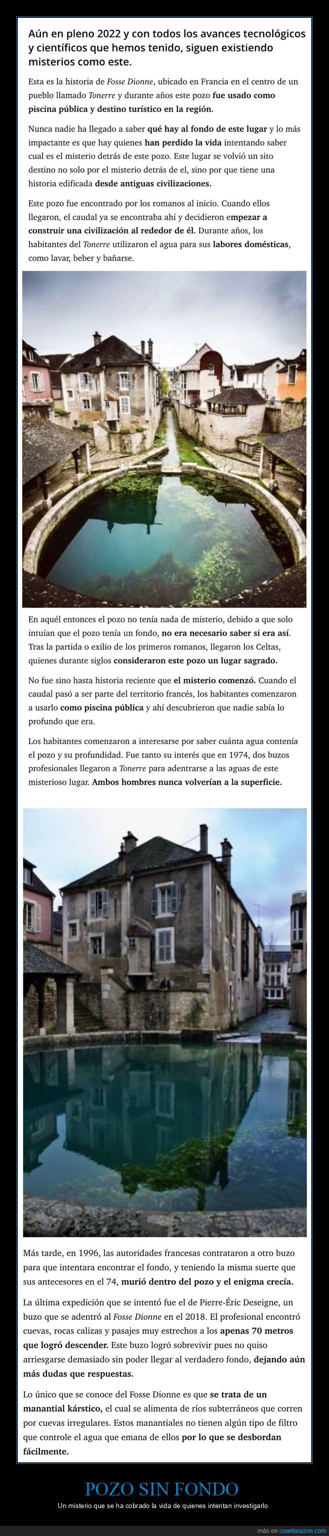 pozo sin fondo,misterio