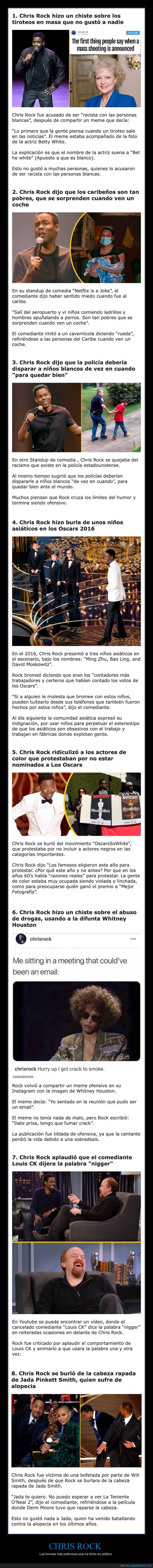 chris rock,bromas,polémicas