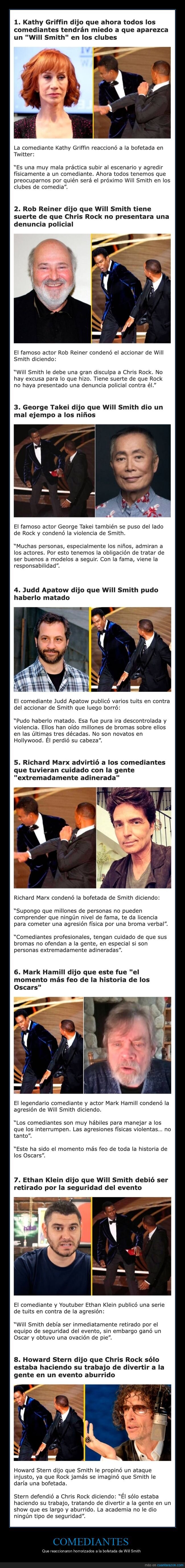 comediantes,bofetada,will smith,oscars