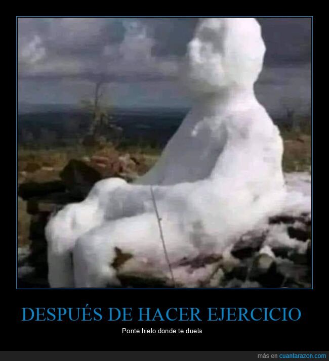 ejercicio,hielo,doler