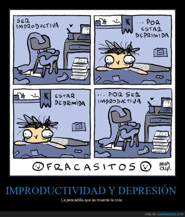 improductiva,deprimida