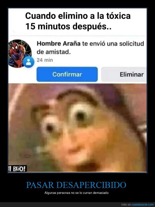 eliminar,tóxica,solicitud,spiderman