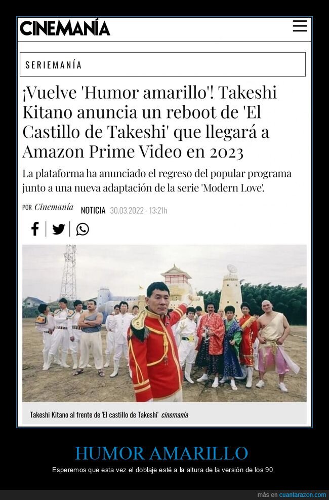 humor amarillo,vuelve,amazon