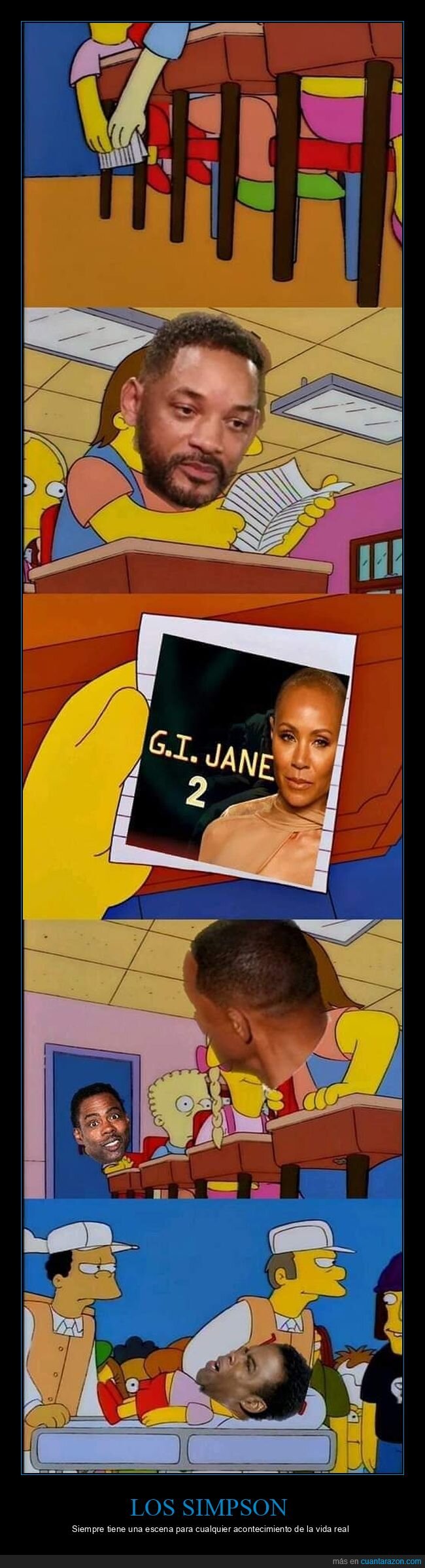 simpsons,bofetada,will smith,chris rock