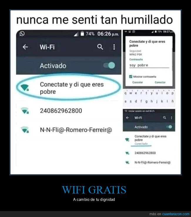 contraseña,humillado,pobre,wifi