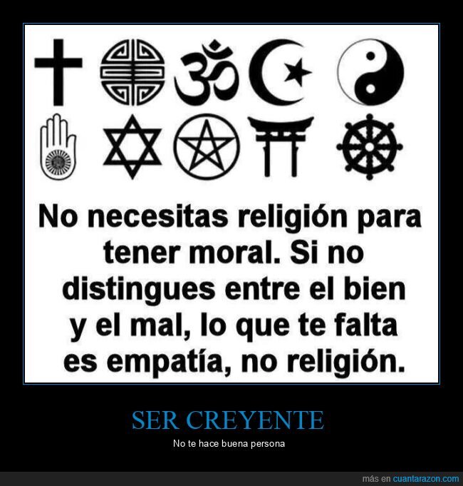 religiones,bien,mal,empatía
