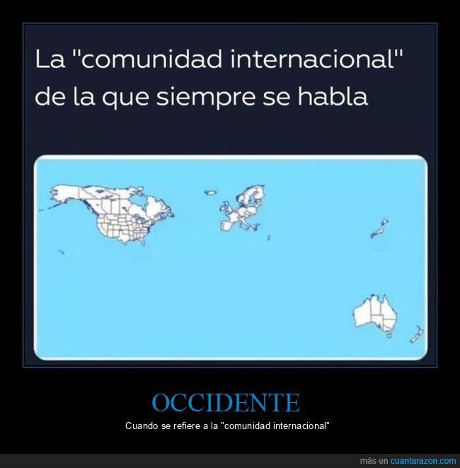 occidente,comunidad internacional