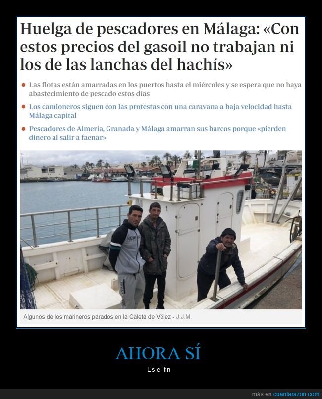 huelga,pescadores,precios,trabajar,lanchas