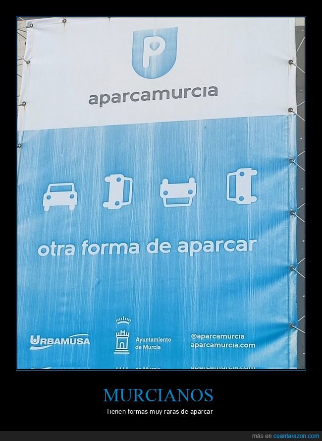 aparcar,murcia,carteles,wtf